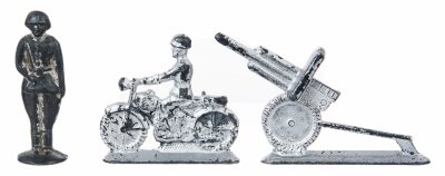 купить Набор оловянных солдат (3 штуки) в подборе, олово, СССР, 1970-1990 гг.