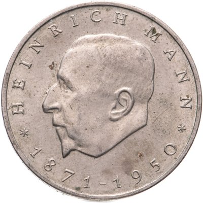 купить Германия (ГДР) 20 марок 1971 "100 лет со дня рождения Генриха Манна"