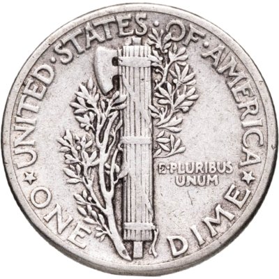 купить США 10 центов (дайм, one dime) 1943 Mercury Dime (дайм «Меркурий»)