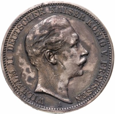 купить Германская Империя, Пруссия 3 марки 1908 А