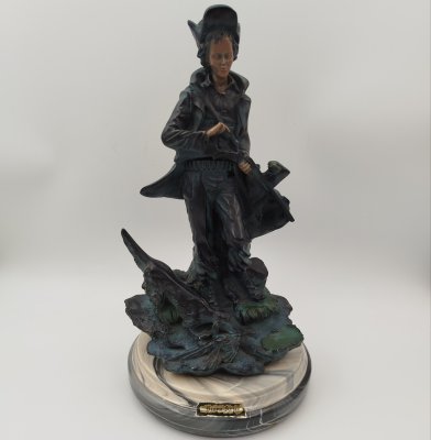купить Статуэтка "Охотник", композитный материал, роспись, Азия, 2010-2015 гг.