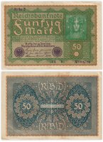 купить Германия 50 марок 1919 (Pick 66)