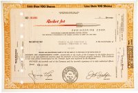 купить Акция США Rocket Jet Engineering Corp. 1962 г.