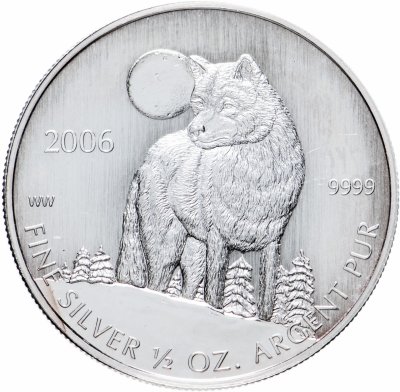 купить Канада 1 доллар (dollar) 2006 Волк
