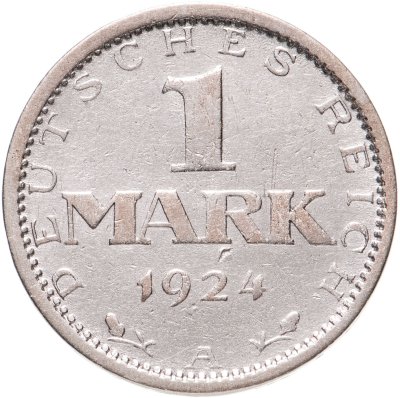 купить Германия 1 марка 1924 A