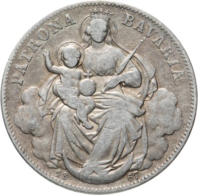 купить Бавария 1 талер 1867