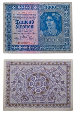 купить Австрия 1000 крон 1922