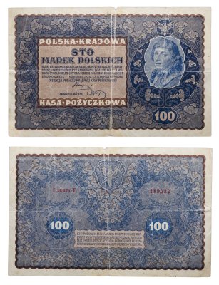 купить Польша 100 марок 1919