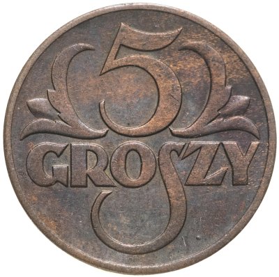 купить Польша 5 грошей (groszy) 1938
