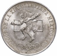 купить Мексика 25 песо 1968 "XIX летние олимпийские игры в Мехико"