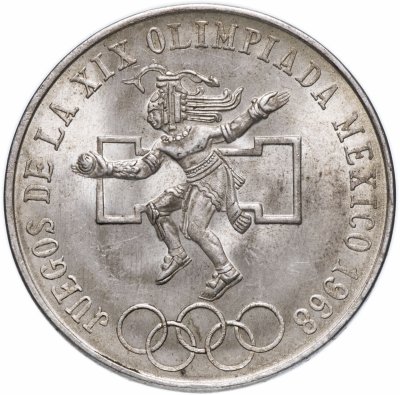 купить Мексика 25 песо 1968 "XIX летние олимпийские игры в Мехико"