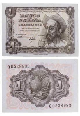 купить Испания 1 песета 1951 года (Pick 139)