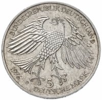 купить Германия (ФРГ) 5 марок 1976 "300 лет со дня смерти Ганса Якоба Кристоффеля фон Гриммельсгаузена"