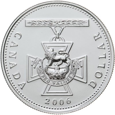 купить Канада 1 доллар (dollar) 2006 "150 лет кресту Виктории", в футляре