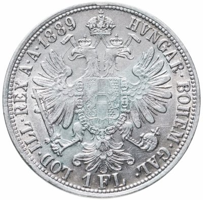 купить Австрия 1 флорин (florin) 1889
