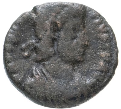 купить Римская Империя Констанций II 324–361 гг фоллис (реверс: воин поражает копьем всадника)