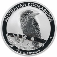 Купить Австралия 1 доллар 2021 Австралийская Кукабарра (в капсуле)