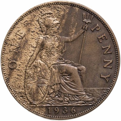 купить Великобритания 1 пенни (penny) 1936