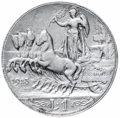 купить Италия 1 лира 1913