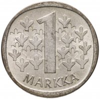 купить Финляндия 1 марка (markka) 1966 S
