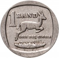 купить ЮАР 1 ранд (рэнд, rand) 1991-1999, случайный год