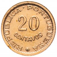 купить Мозамбик 20 сентаво (centavos) 1973-1974