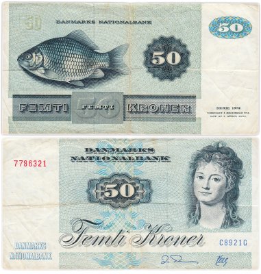 купить Дания 50 крон 1972 (1992) (Pick 50j)