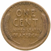 купить США, 1 цент (cent) 1912, Wheat Penny, Линкольн Без отметки монетного двора