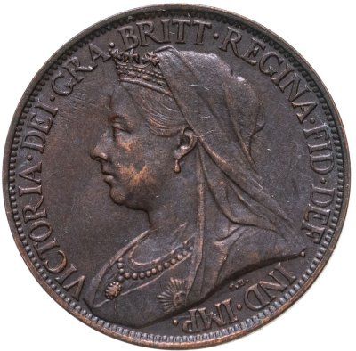 купить Великобритания 1 фартинг (farthing) 1897