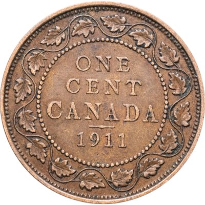 купить Канада 1 цент (cent) 1911