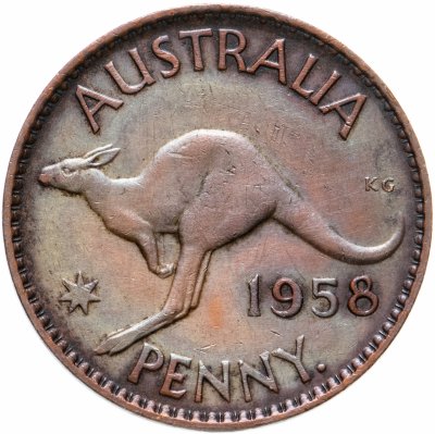 купить Австралия 1 пенни (penny) 1958