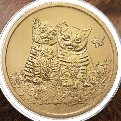 купить Тувалу 1 доллар 2015 «Котята»