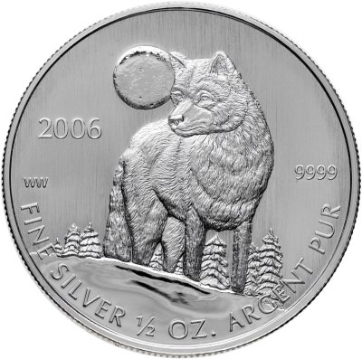 купить Канада 1 доллар 2006 Волк