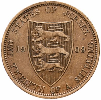 купить Джерси 1/12 шиллинга (shilling) 1909