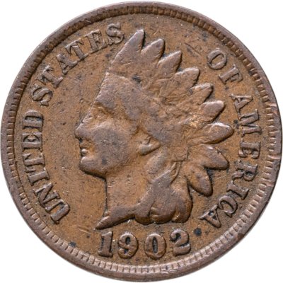 купить США 1 цент 1902 "Indian Head Cent"