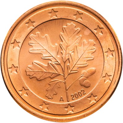 купить Германия 5 евроцентов (cent) 2002 Двор A