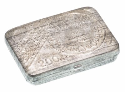 купить Иглы граммофонные, громкий тон, в родной коробке (20 шт.), металл, завод "Металлоштамп", г. Витебск, БССР, 1950-1960 гг.