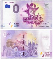 купить 0 евро (euro) "Вилли Вэст" 2018 1-я серия (UE KB-1)