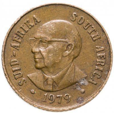 купить ЮАР 1 цент (cent) 1979 "Окончание президентства Николааса Дидерихса"