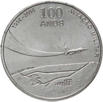 купить Португалия 2,5 евро (euro) 2014 "100 лет Военной авиации"