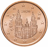 Купить Испания 5 евроцентов 2020