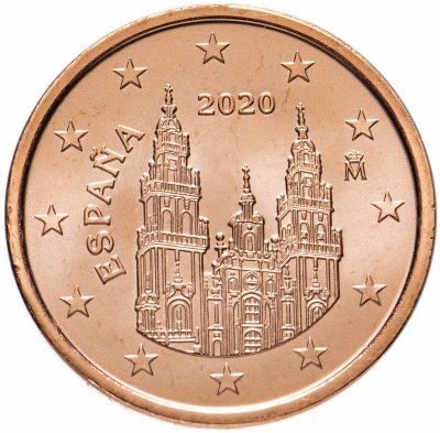 купить Испания 5 евроцентов 2020