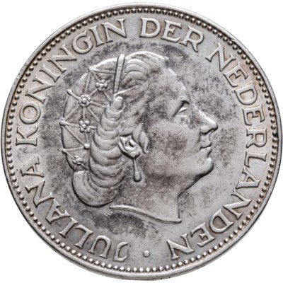 купить Нидерланды 2 1/2 гульдена (gulden) 1961