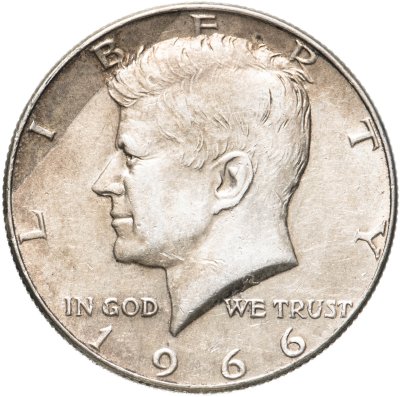 купить США 50 центов (1/2 доллара, half dollar) 1966