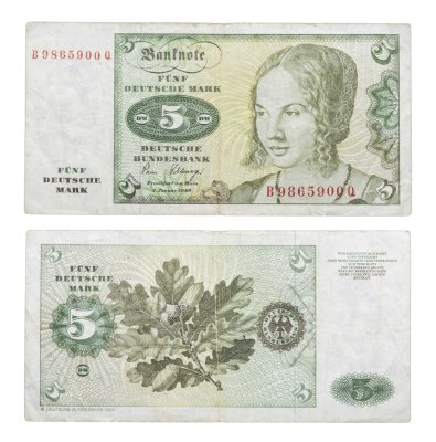 купить Германия ФРГ - 5 марок 1980 (Pick 30b)