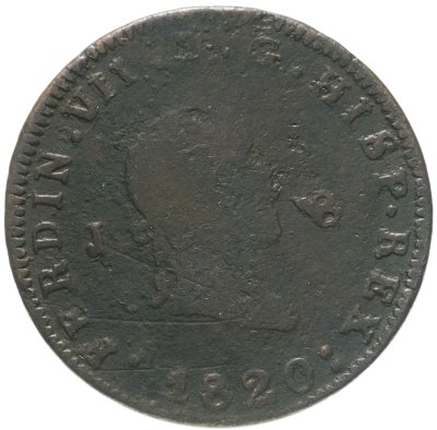 купить Испания 8 мараведи 1820