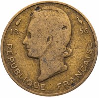 купить Французская Западная Африка 5 франков (francs) 1956