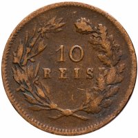 Купить Португалия 10 рейс (reis) 1891