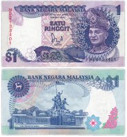 купить Малайзия 1 ринггит 1989 год Pick 27b