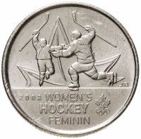 купить Канада 25 центов (cents) 2009 "Женский хоккей"